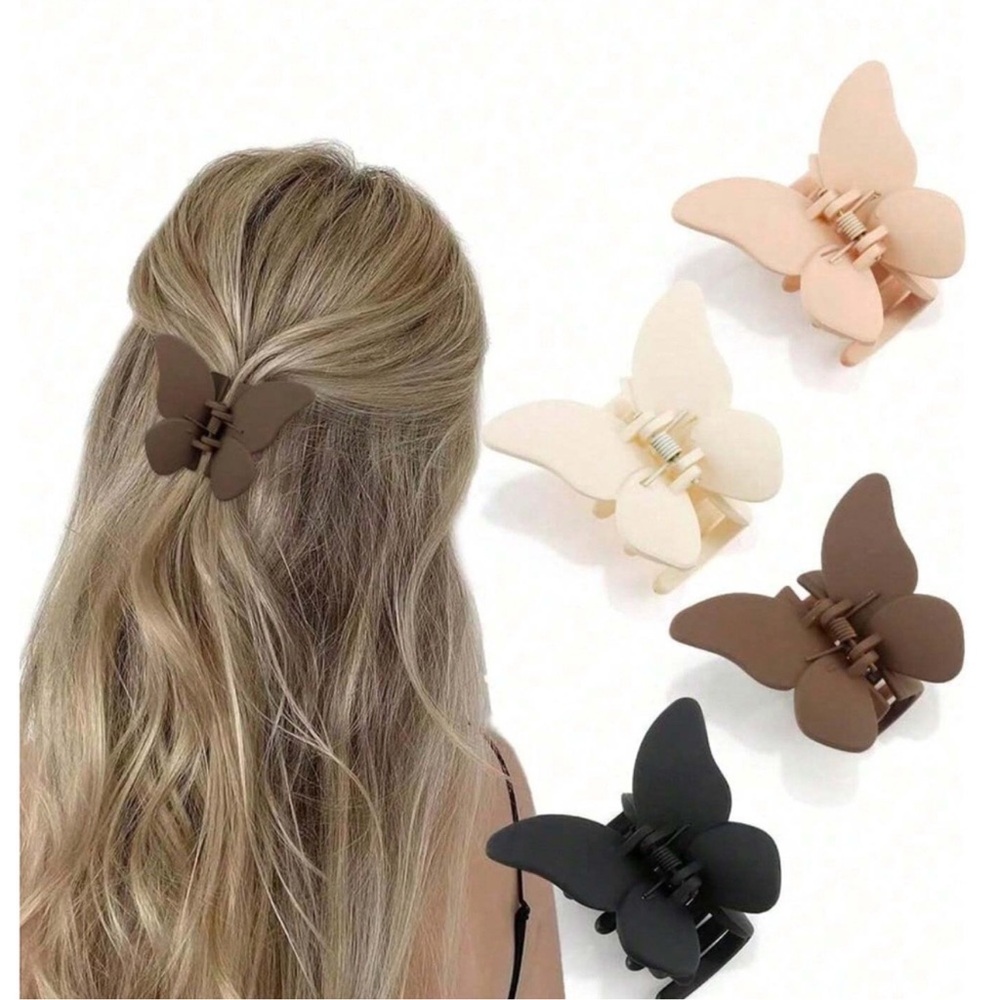 Boho Medium Size Butterfly Claw Clips